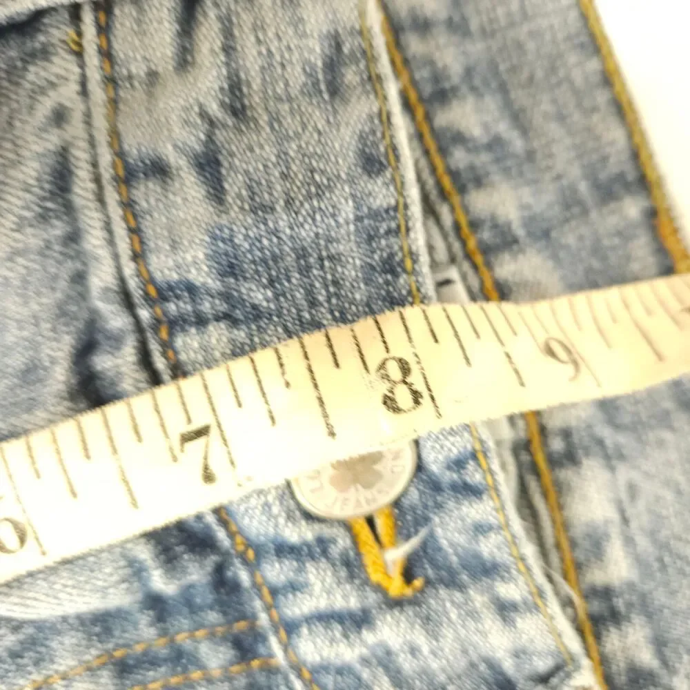 Lucky Brand Crossover Crop Jeans Blue Womens 4/27 Low Rise 30x24 - Picture 6 of 7